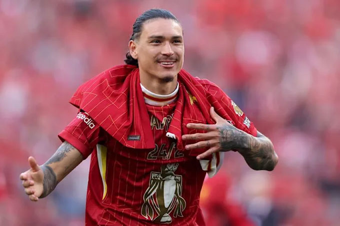 Darwin Núñez và vai trò tiền đạo hiện đại tại Liverpool