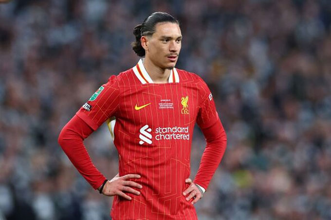 Darwin Núñez và vai trò tiền đạo hiện đại tại Liverpool