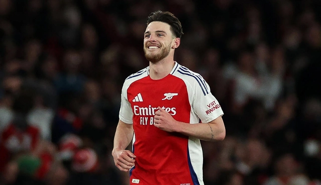 Declan Rice: trụ cột và tiền vệ phòng ngự hàng đầu arsenal
